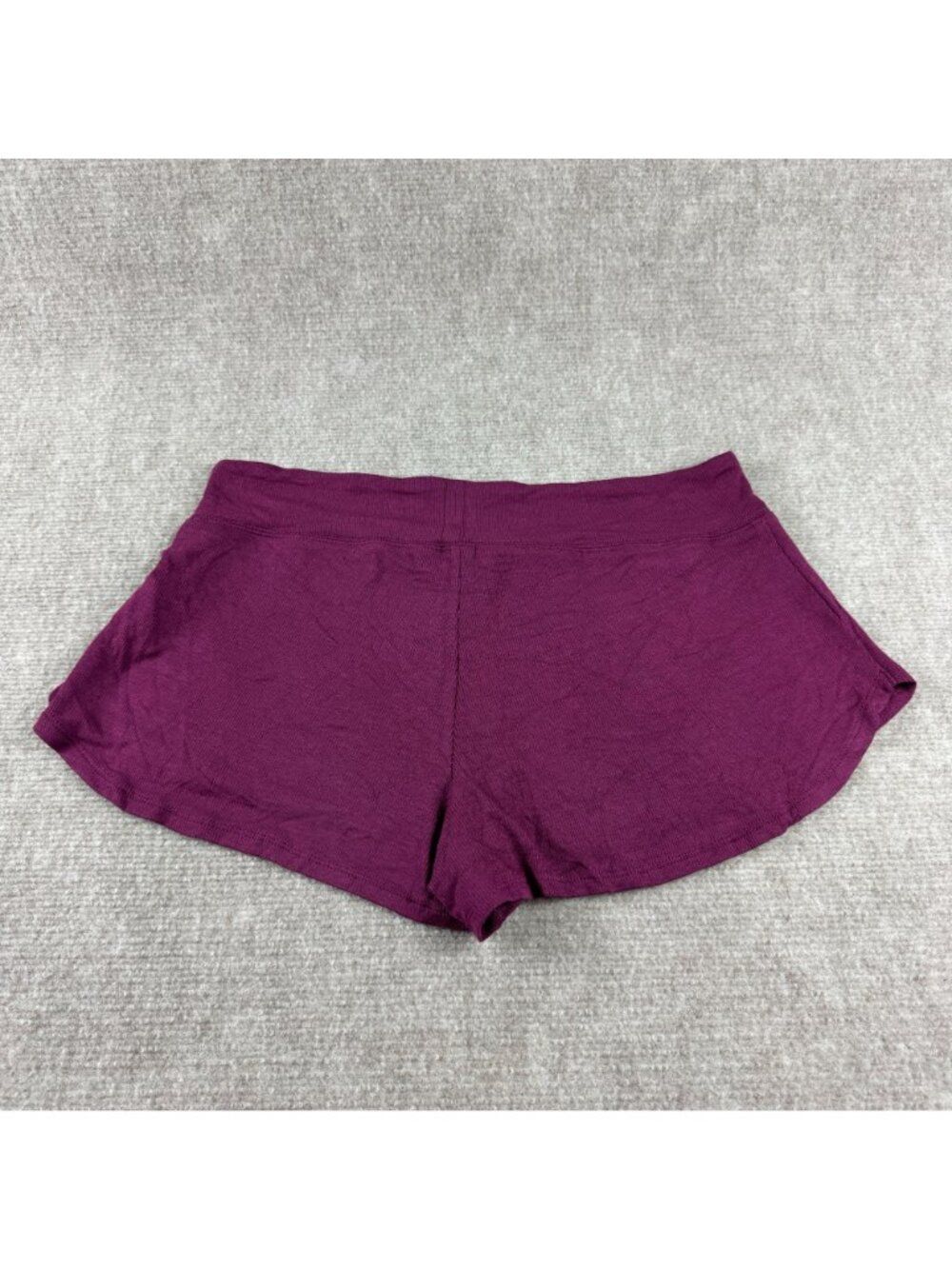 Athleta Well Rested Rib Sleep Short Deep Burgundy Modal Ribbed NWT S XL 3X Comfy - Picture 2 of 14